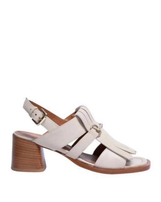 High Heel Sandals di Guglielmo Rotta in White