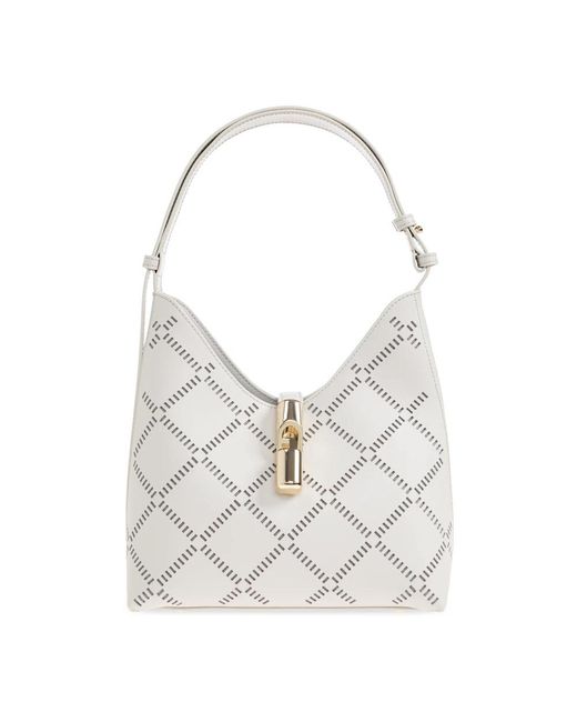 Furla White Shoulder Bags