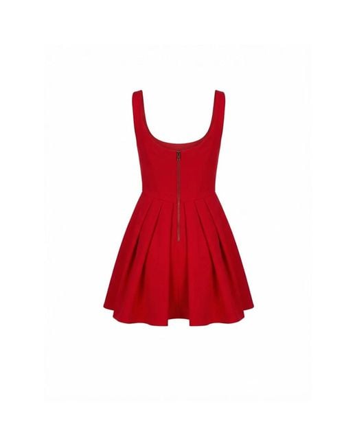 Alice + Olivia Red Short Dresses