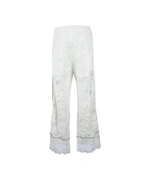 Pantalones, Mujer, Talla MSGM de color White