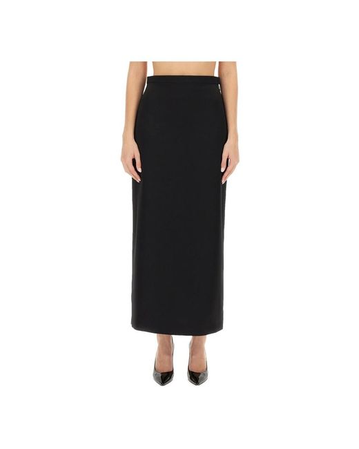 Lanvin Black Midi Skirts