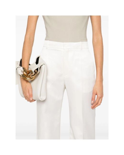 Wide Trousers di Chloé in White