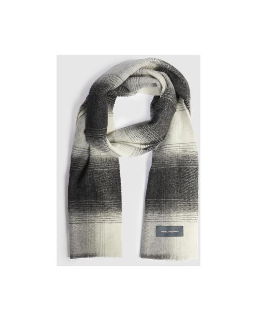 Winter Scarves Piquadro de hombre de color Gray