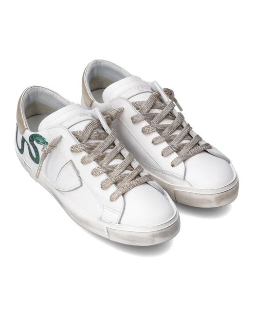 Philippe Model White Sneakers