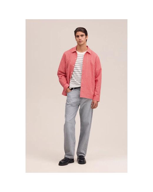 NN07 Gray Straight Jeans for men