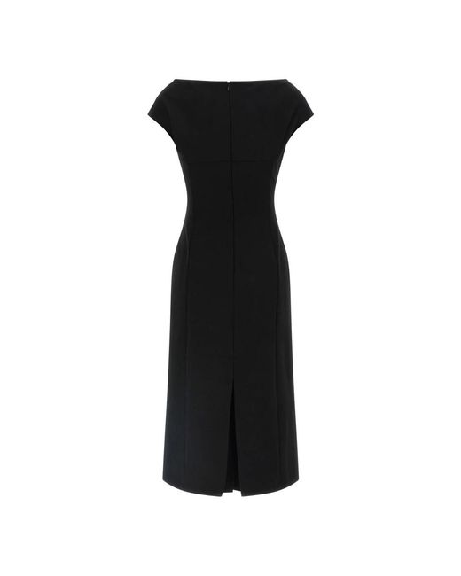Ermanno Scervino Black Midi Dresses