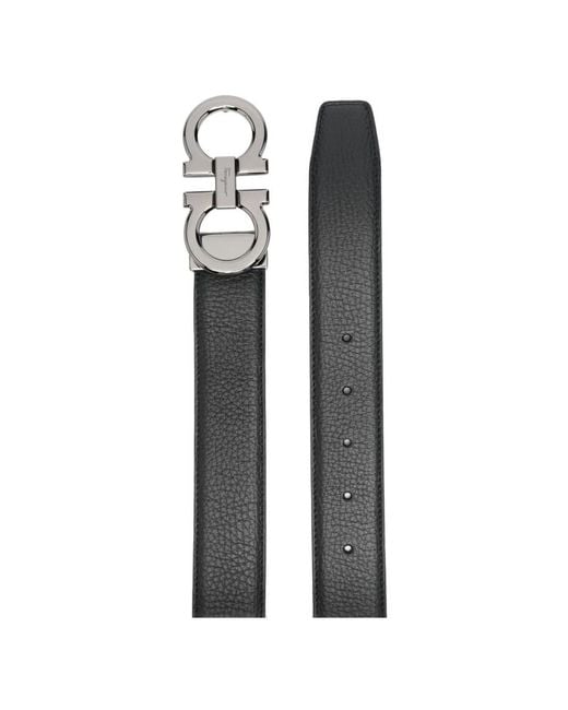 Ferragamo Black Belts for men