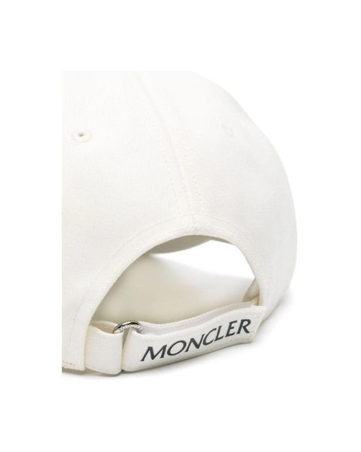 Moncler White Caps for men