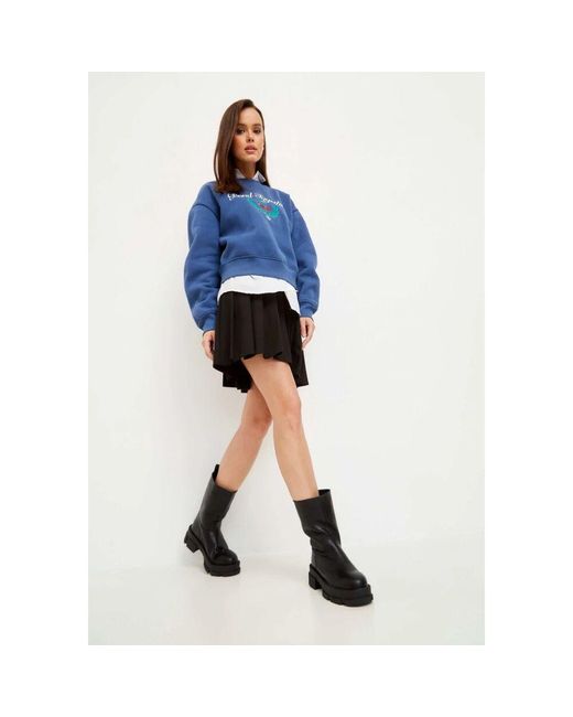 CESARE GASPARI Black Chunky Sole Leder Stiefeletten
