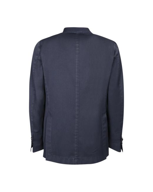 Dell'Oglio Jassen ,Blauw ,Wol Gl 7234Mf Fl 2817 Blazer in het Blue voor heren