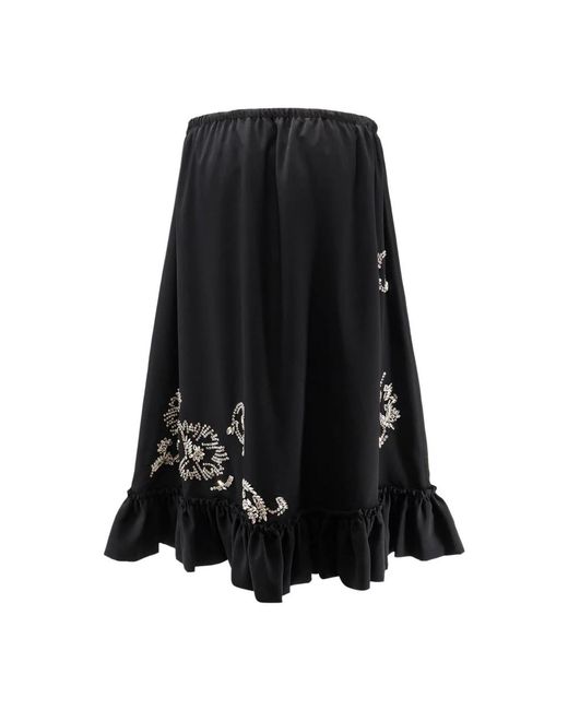 Dries Van Noten Black Maxi Skirts