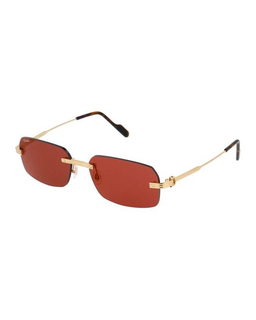 Cartier Red Sunglasses