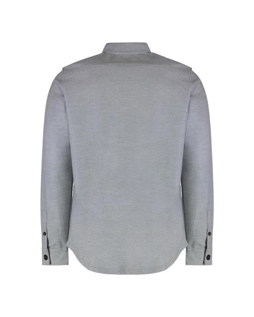 Moorer Gray Casual Shirts for men