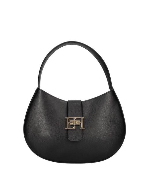 Elisabetta Franchi Black Shoulder Bags