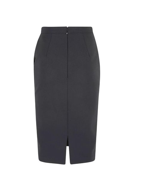 Elisabetta Franchi Gray Pencil Skirts