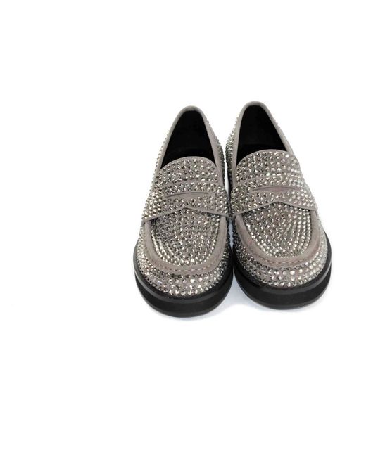 Bibi Lou Gray Loafers