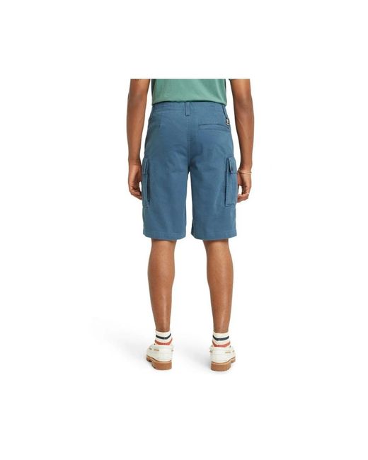 Timberland Blue Casual Shorts for men