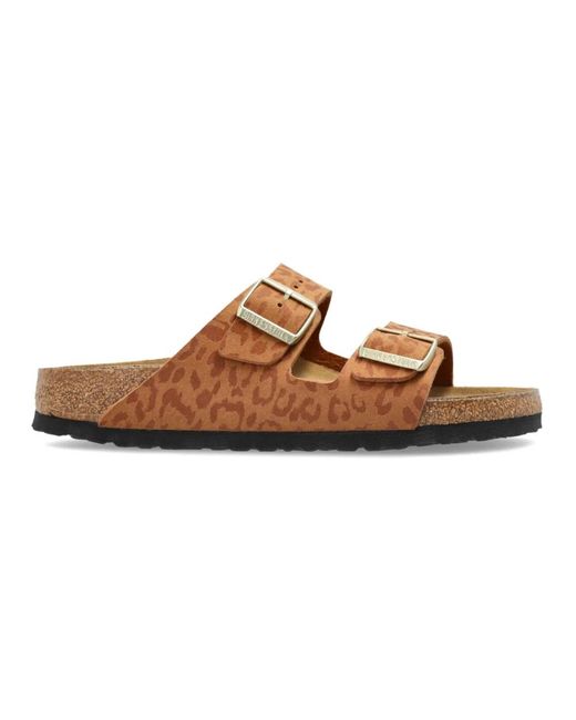 Birkenstock Brown Sliders