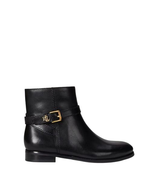 Ralph Lauren Black Ankle Boots