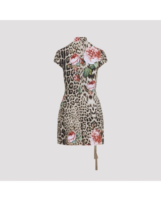 Roberto Cavalli Multicolor Short Dresses