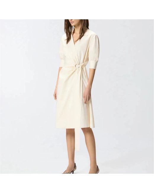 Wrap Dresses Pinko de color Natural