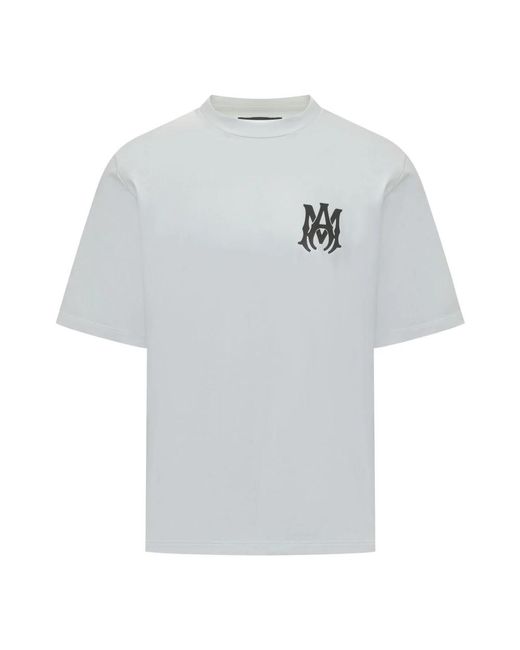 Amiri Ma Core Logo Tee in het Gray voor heren