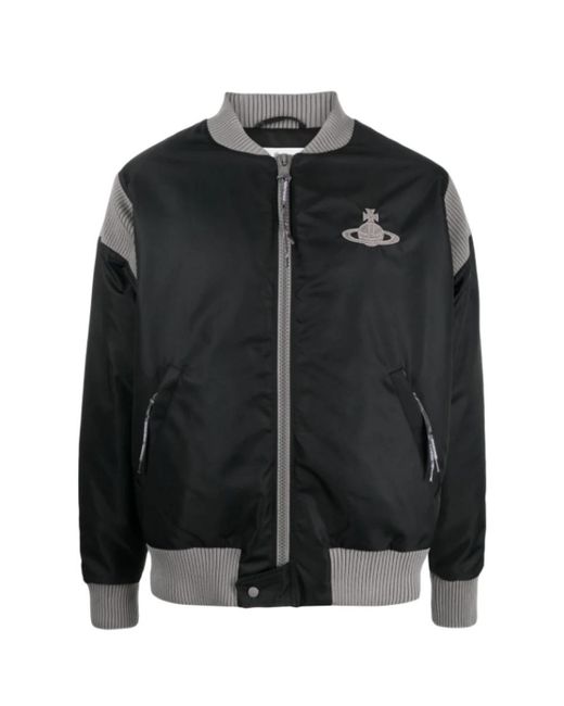 Vivienne Westwood Black Bomber Jackets for men