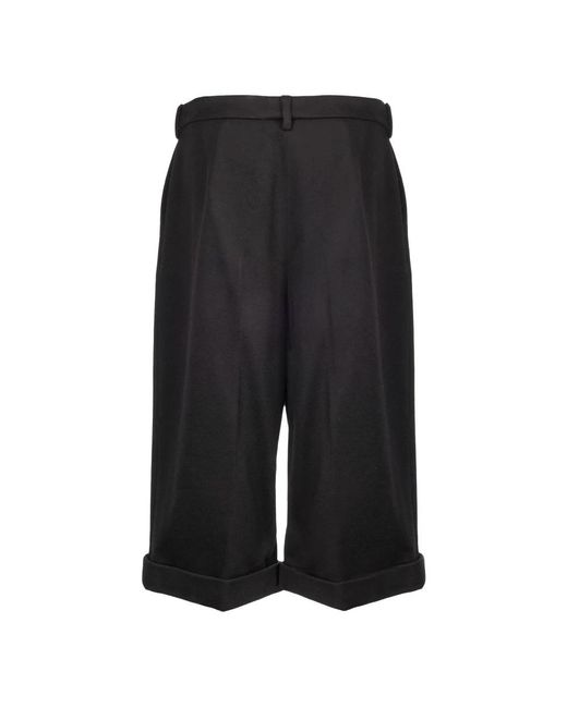 Saint Laurent Black Long Shorts