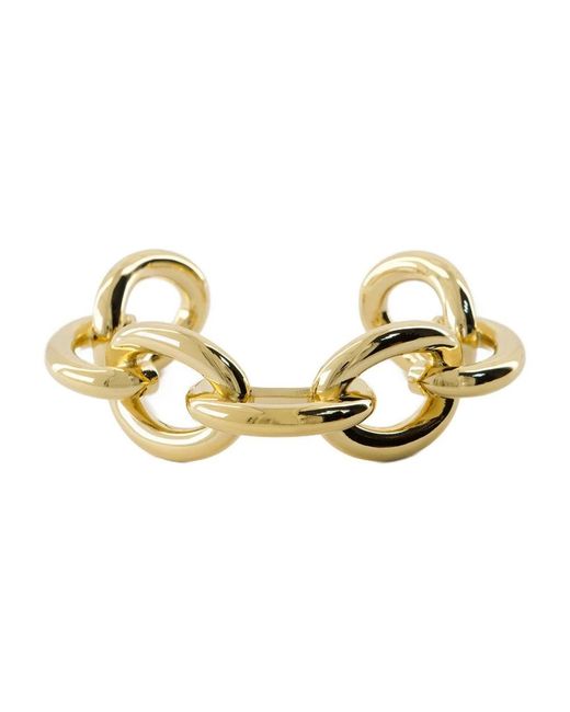 Isabel Marant Accessoires ,Geel ,Gouden Metalen Armband in het Metallic