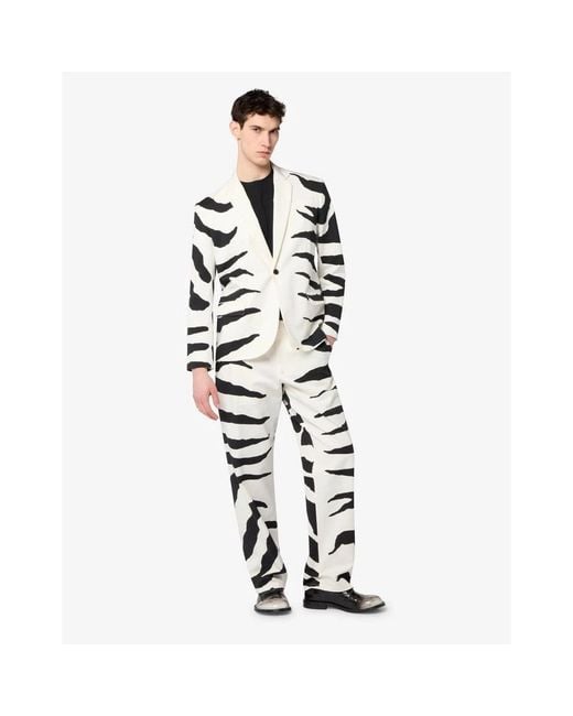Moschino White Blazers for men