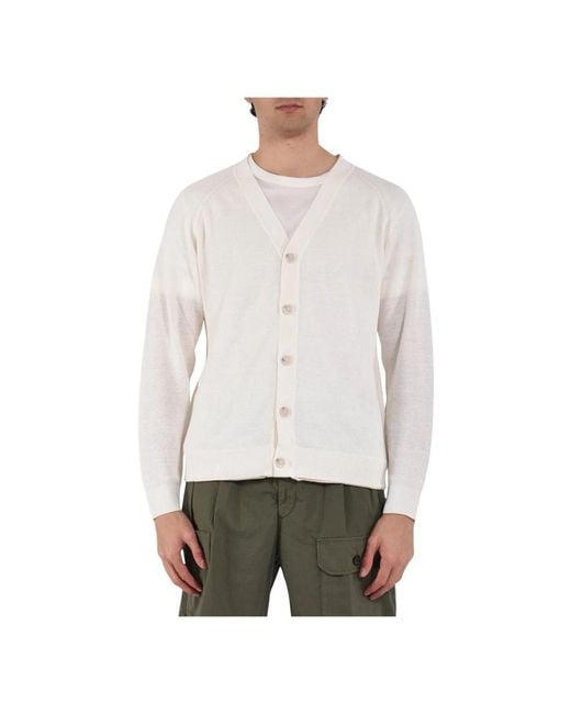Paolo Pecora Cardigans in het White voor heren