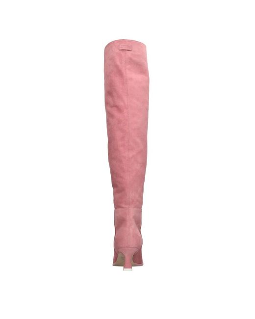 3Juin Pink Heeled Boots