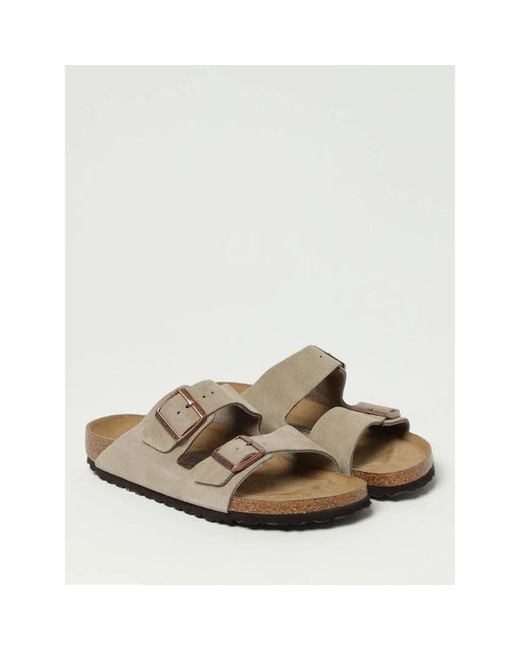 Birkenstock Natural Sliders for men