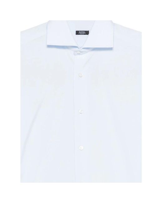Barba Napoli White Formal Shirts for men
