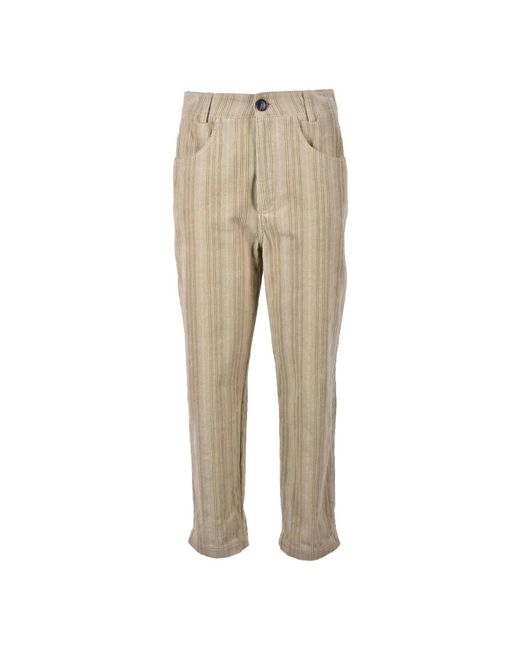 Pantaloni in cotone di Tela in Natural