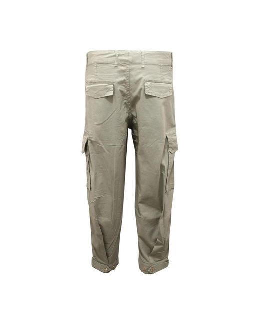 Gaelle Paris Gray Straight Trousers for men