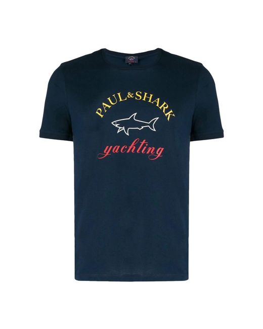 Paul & Shark T-shirt mann c0p1006 013 in Blue für Herren