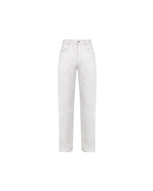 Maison Margiela Straight leg jeans in White für Herren