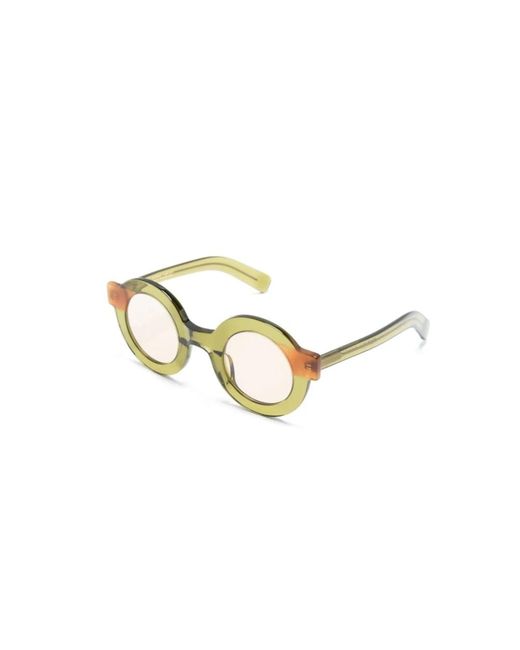 Kaleos Eyehunters Metallic Grüne sonnenbrille für den täglichen gebrauch
