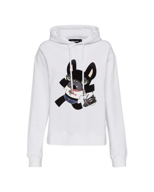 Sweatshirts & hoodies > hoodies DSquared² en coloris White