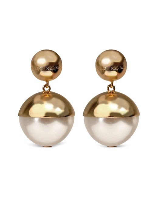 Carolina Herrera Metallic Earrings