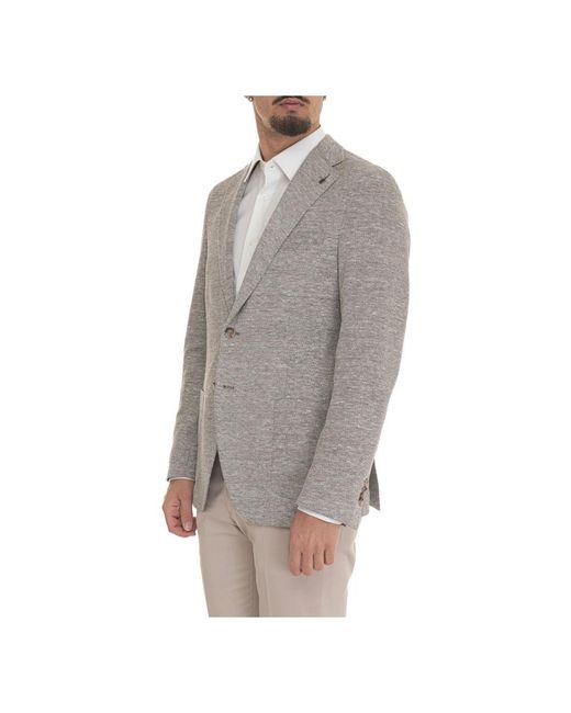 Paoloni Gray Blazers for men