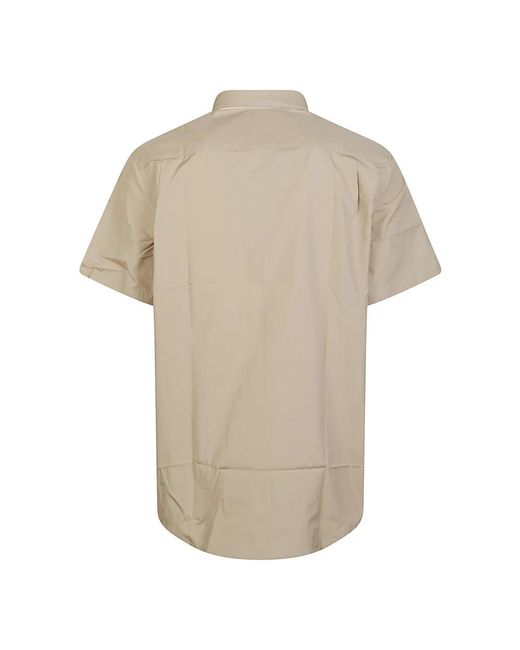 A.P.C. Natural Short Sleeve Shirts for men