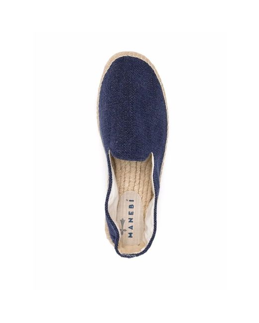 Manebí Espadrilles in het Blue voor heren