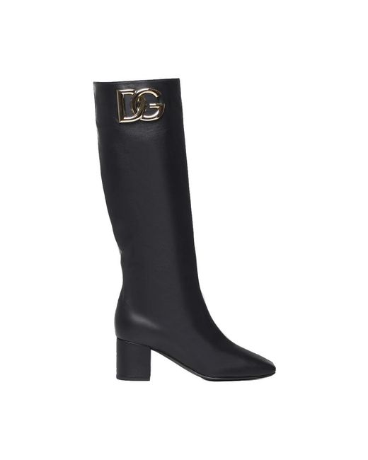 Dolce & Gabbana Black High Boots