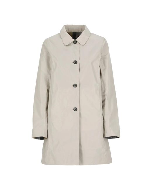 Barbour Babbity Reversible Showerproof Jacket in het Natural