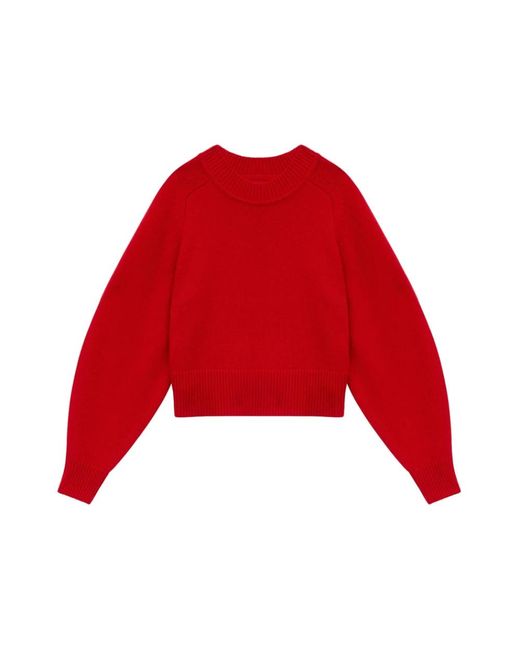 Isabel Marant Round-Neck Knitwear in het Red