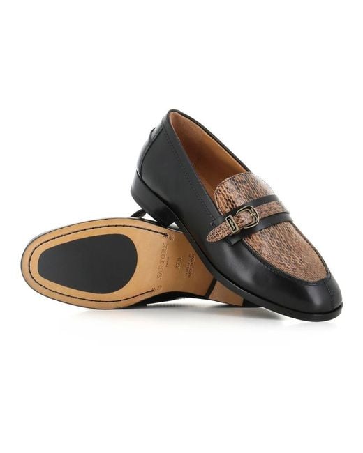 Loafers di Sartore in Black