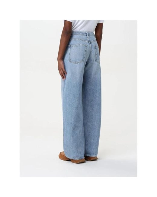 Citizens of Humanity Blue Wide Jeans