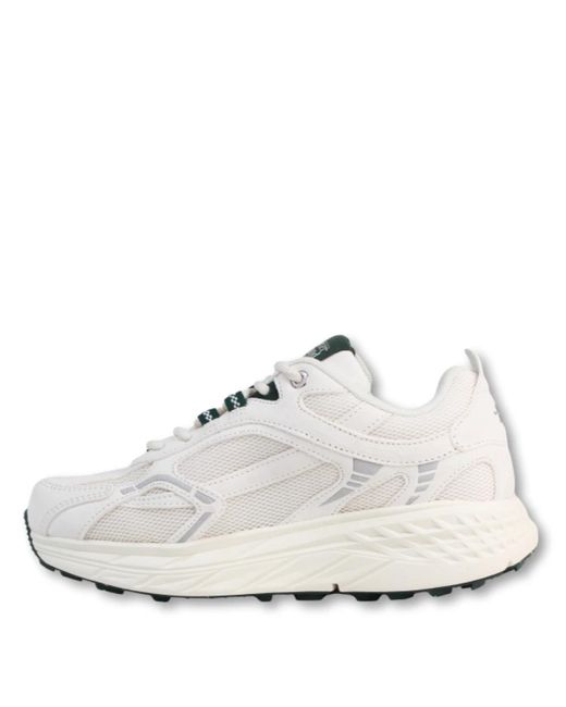 Mercer White Suede max re-run sneakers